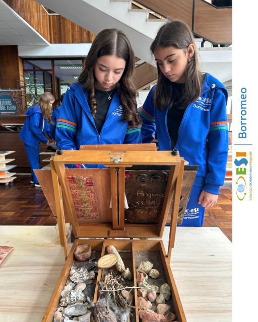 Os estudantes dos 6ºs anos, com a mediação da Professora Janice Camilotti, realizaram uma visita à exposição itinerante “Livros de Terra”, uma mostra artística convidativa para explorar livros-objetos por meio do toque e da curiosidade.
A exposição reúne obras em cerâmica, tecido, papel, pintura e recortes, criadas por artistas, estudantes e professores da rede pública. Organizada de forma coletiva, a curadoria propõe trajetos de leitura em quatro eixos: memória e ancestralidade, antropoceno e natureza, processos construtivos e transformações do lugar, além de diversidade e pertencimento.
Um momento rico em descobertas, sensibilidade e conexão com diferentes formas de expressão artística. 🎨🌿